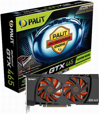 palit GeForce GTX465 dual fan